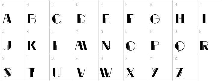 Uppercase characters