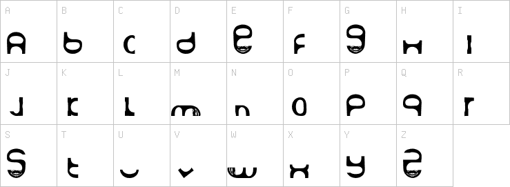 Uppercase characters