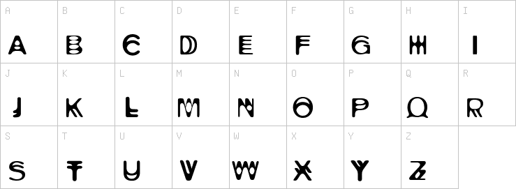 Uppercase characters