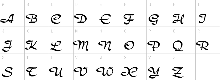 Uppercase characters