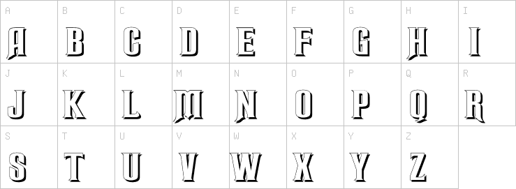 Uppercase characters