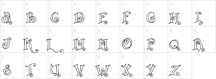 Uppercase characters