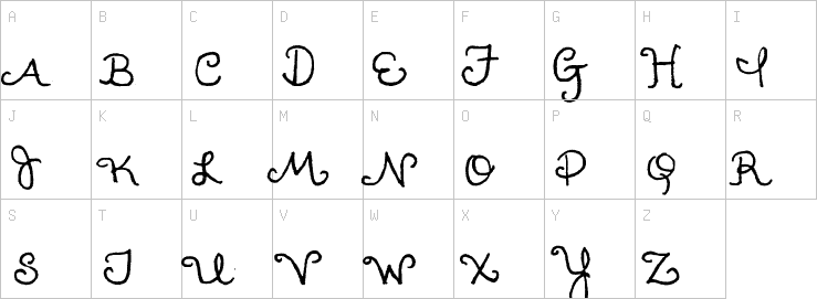 Uppercase characters