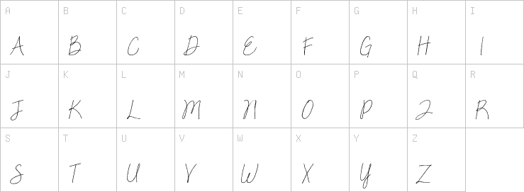 Uppercase characters