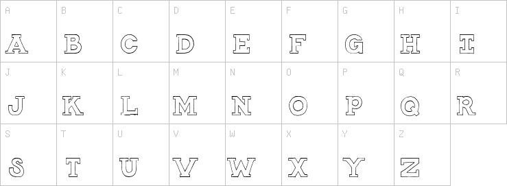 Uppercase characters