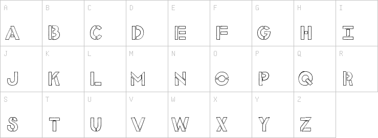 Uppercase characters