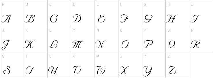 Uppercase characters