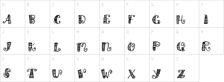 Uppercase characters