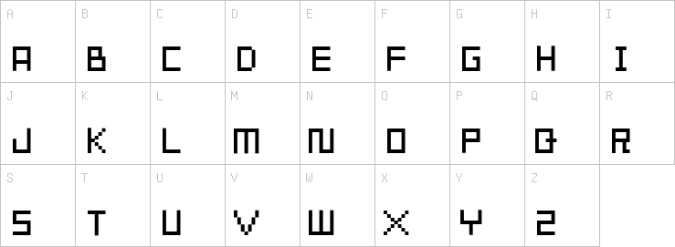 Uppercase characters