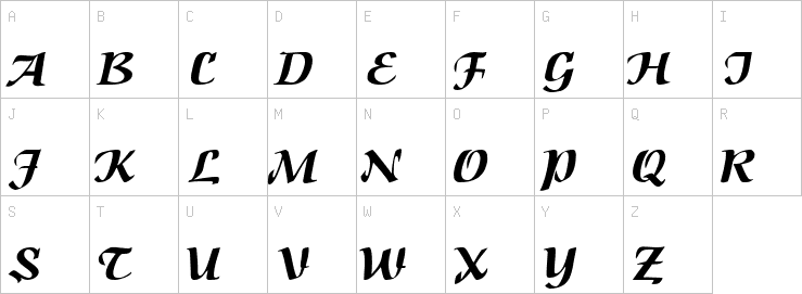 Uppercase characters