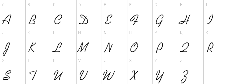 Uppercase characters