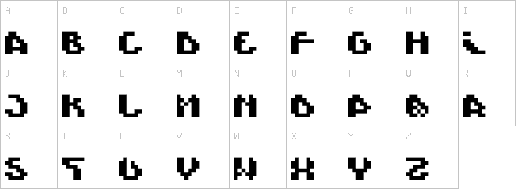 Uppercase characters