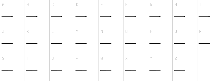 Uppercase characters