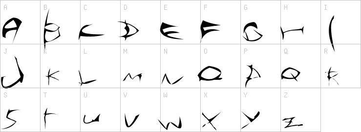 Uppercase characters