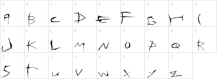 Uppercase characters