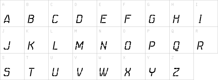 Uppercase characters