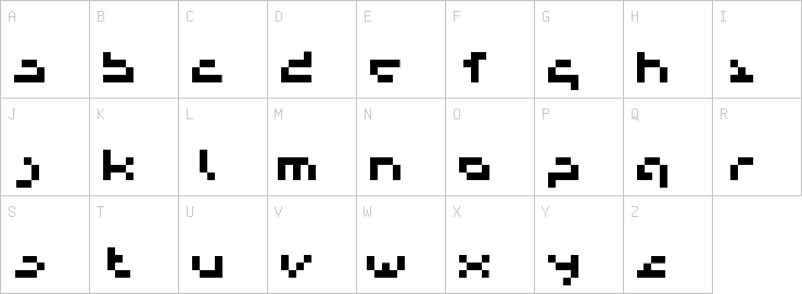 Uppercase characters