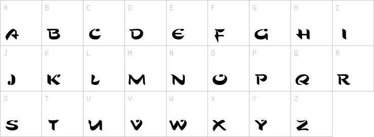 Uppercase characters