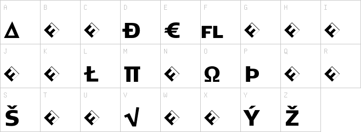 Uppercase characters