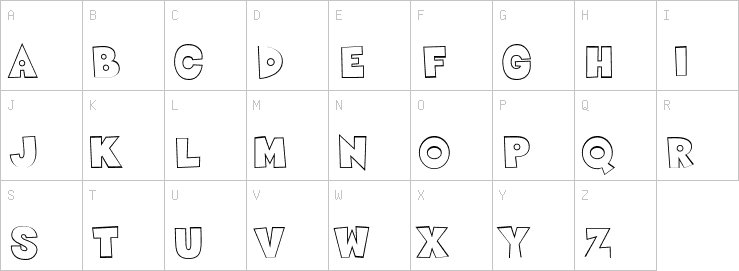 Uppercase characters