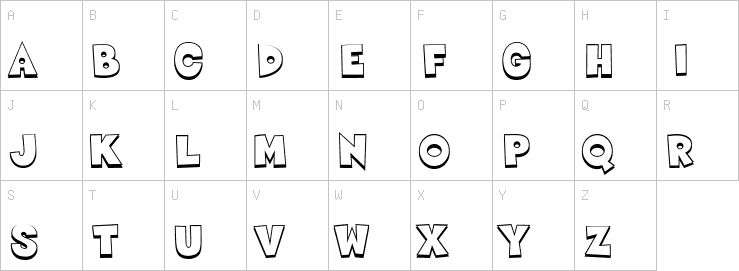 Uppercase characters