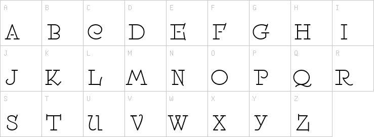 Uppercase characters