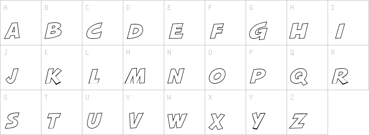 Uppercase characters