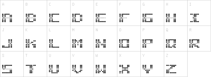 Uppercase characters