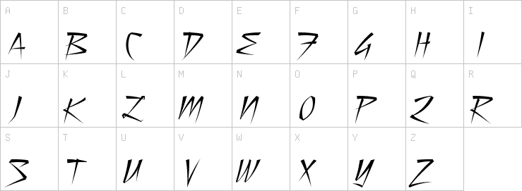 Uppercase characters