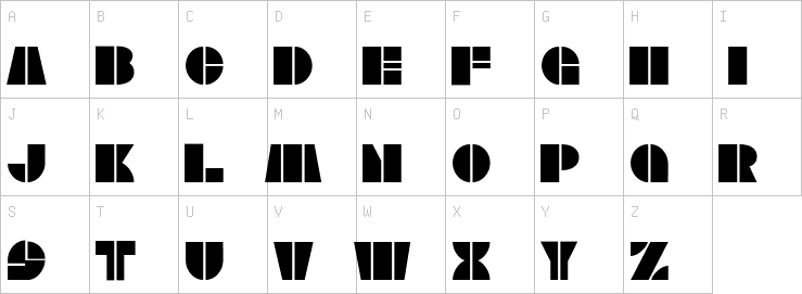 Uppercase characters