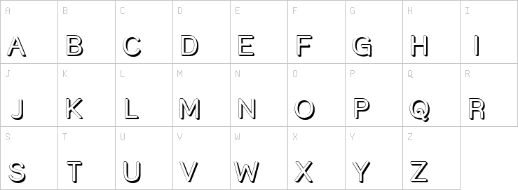 Uppercase characters