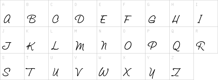 Uppercase characters