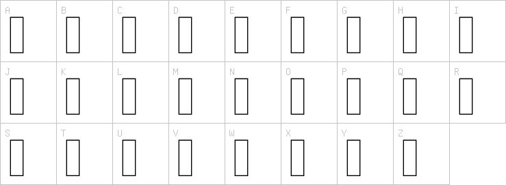 Uppercase characters