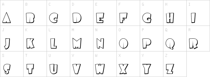 Uppercase characters