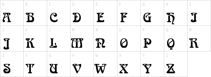 Uppercase characters