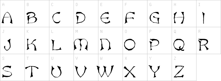 Uppercase characters