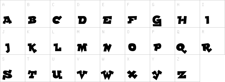 Uppercase characters