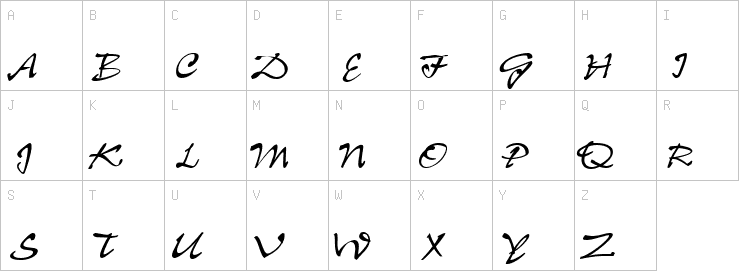 Uppercase characters