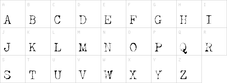 Uppercase characters