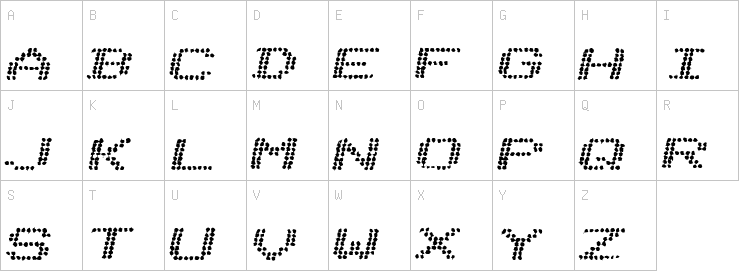 Uppercase characters