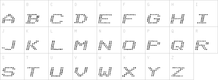 Uppercase characters