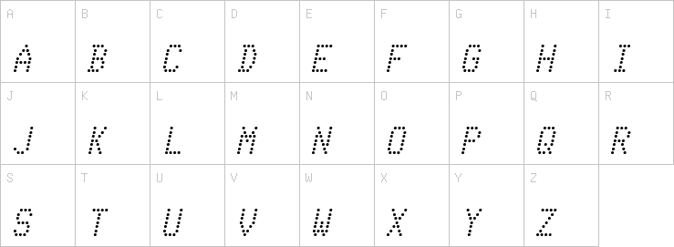 Uppercase characters