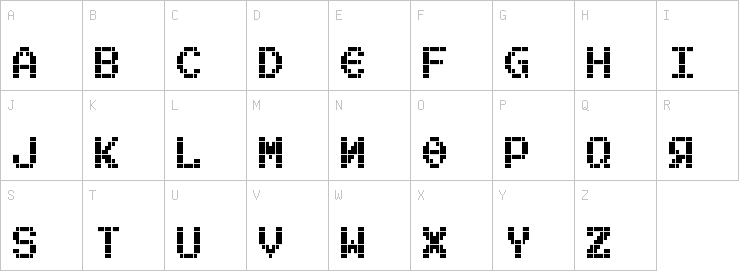 Uppercase characters