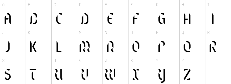 Uppercase characters