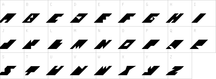 Uppercase characters