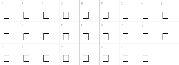 Uppercase characters