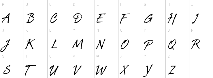 Uppercase characters