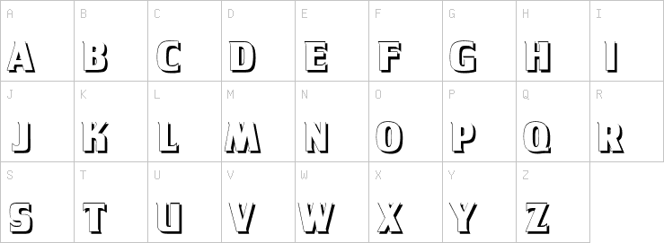 Uppercase characters