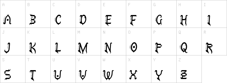 Uppercase characters