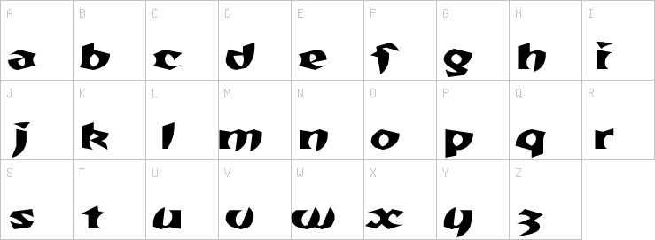 Uppercase characters